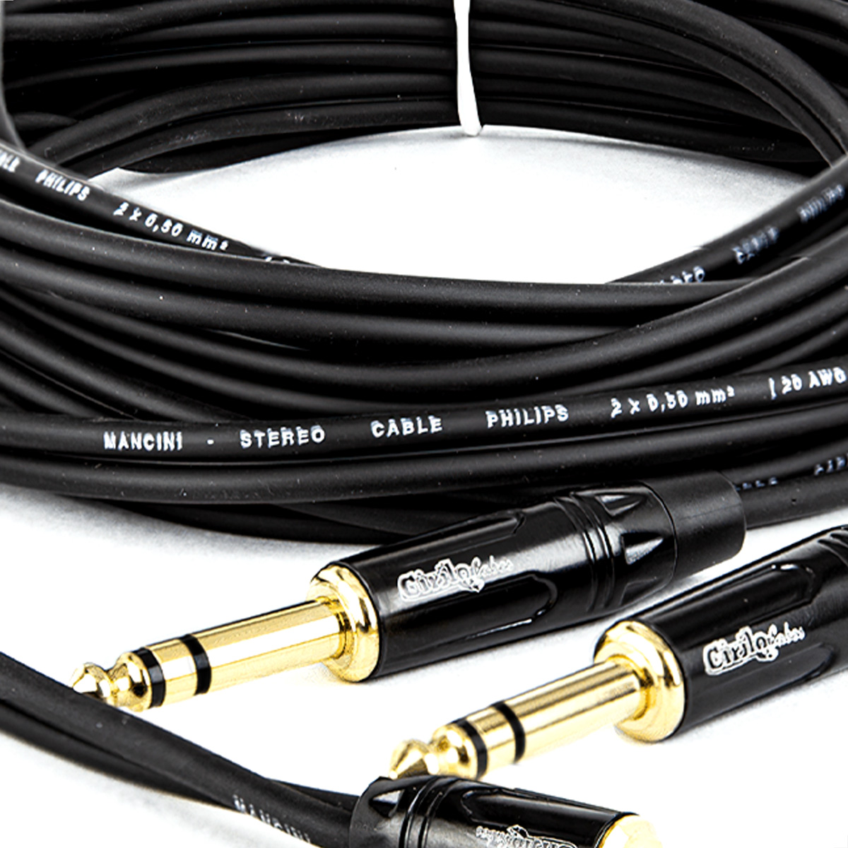 Cabo Adaptador P2 Para 2 P10 Estéreo - 80 cm - Imagem 3