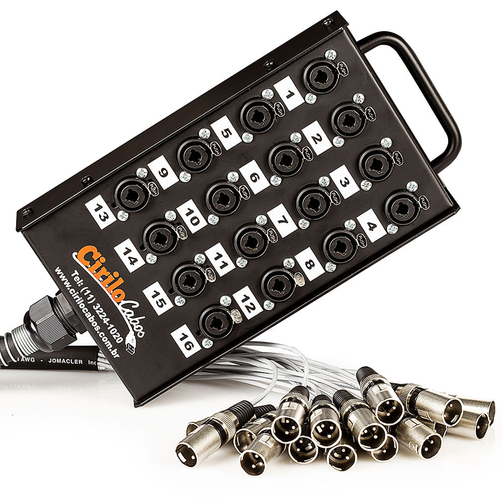 Medusa 16 Vias com Conectores Combo - 40 Metros