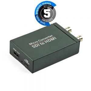 Micro Conversor SDI para HDMI - Kit com 5