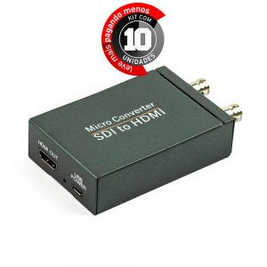 Micro Conversor SDI para HDMI - Kit com 10
