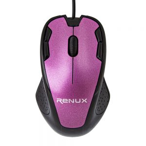 Mouse Óptico 3D USB 2.0 - Rosa