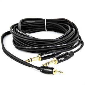 Cabo Adaptador P2 Para 2 P10 Estéreo - 10 Metros