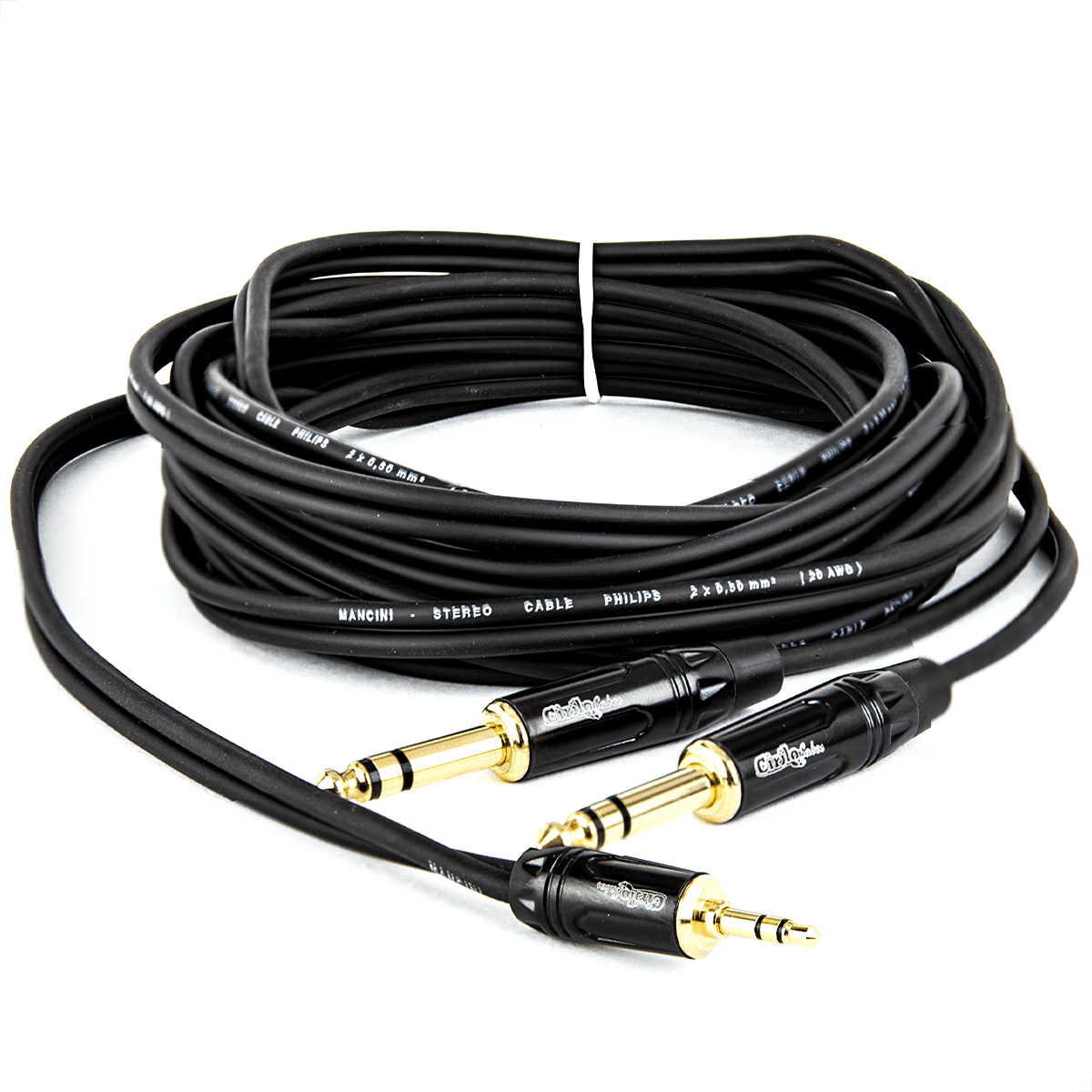 Cabo Adaptador P2 Para 2 P10 Estéreo - 1,8 Metro