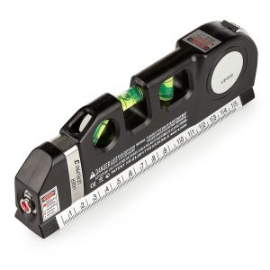 Nível Bolha com Laser, Trena e Régua - Multiúso