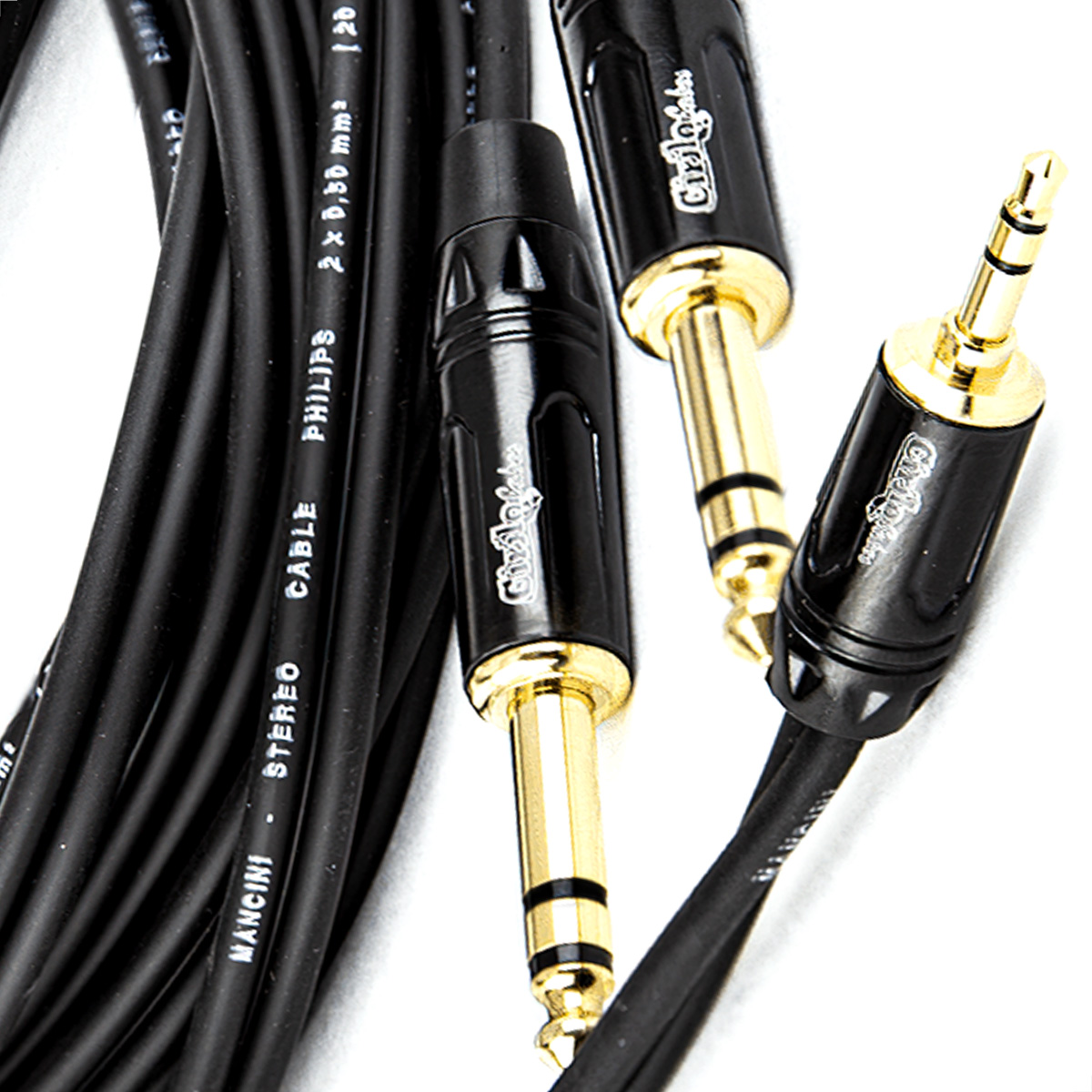 Cabo Adaptador P2 Para 2 P10 Estéreo - 20 cm - Imagem 4