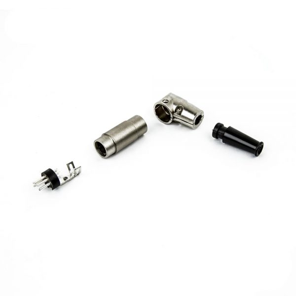Plug MIDI DIM 90º Metálico Profissional - Imagem 3