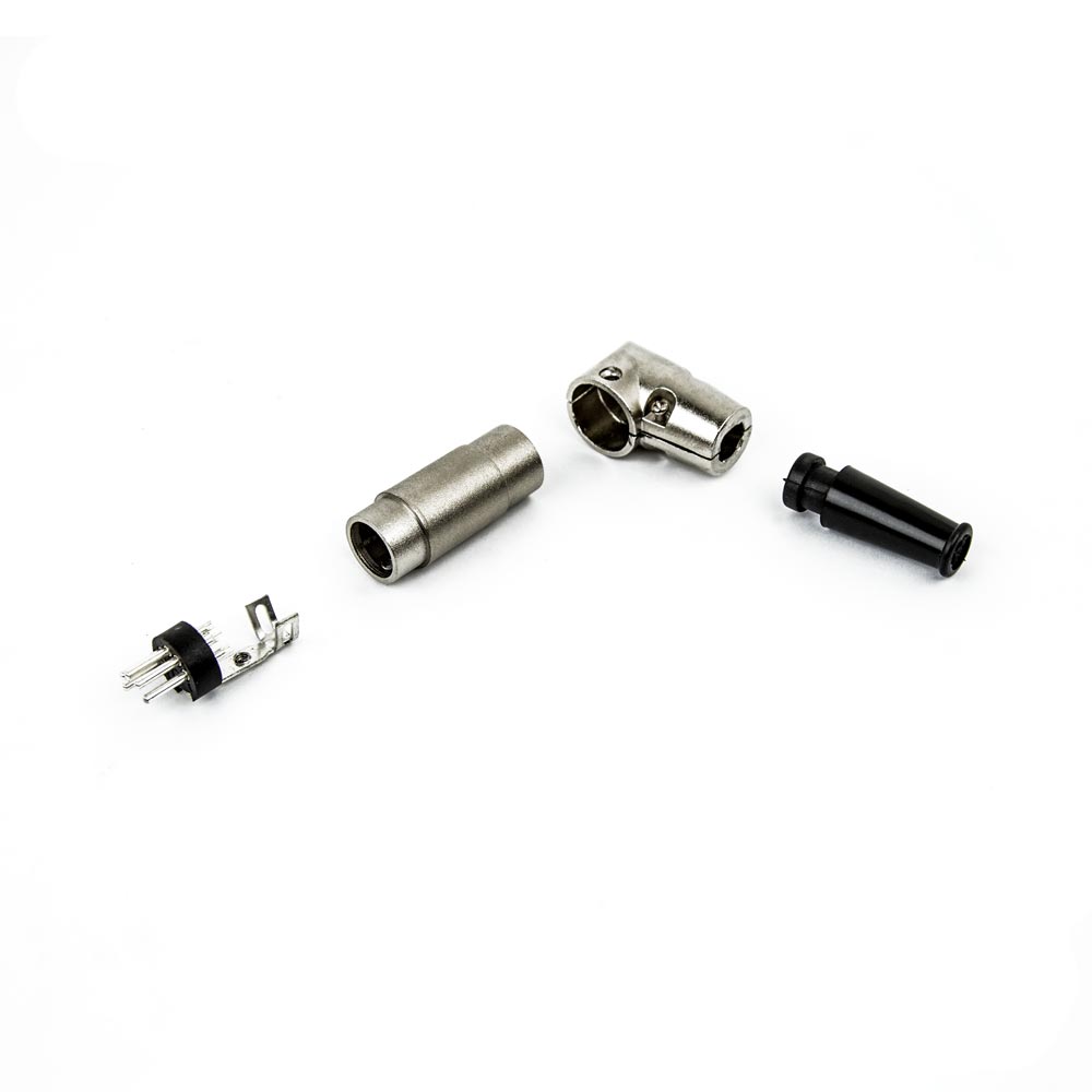 Plug MIDI DIM 90º Metálico Profissional - Imagem 3