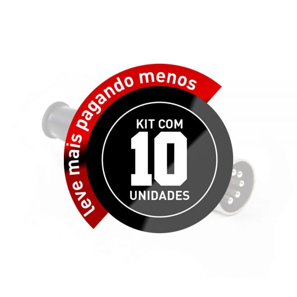 Plug MIDI DIM Metálico Profissional - Kit com 10 - Imagem 2