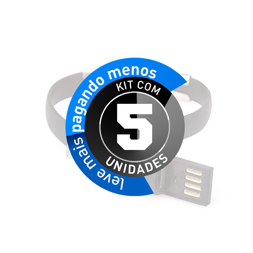 Pulseira Carregador USB para iOS - Kit com 5 - Imagem 2