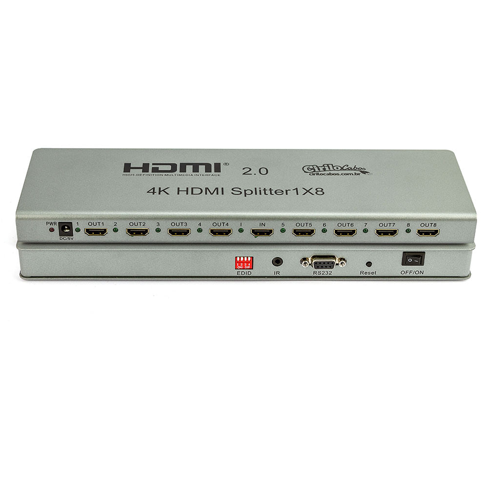 Splitter 2.0 HDMI 1x8 4k - Imagem 6