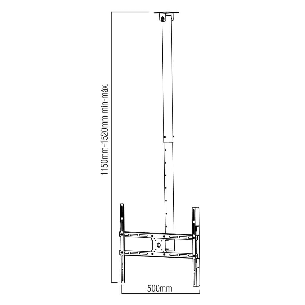 Suporte de Teto para TV - Articulado Giros 360° 10 - 80 - Imagem 3