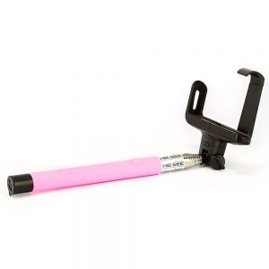 Suporte para Selfie Monopod Wireless iPhone - Rosa