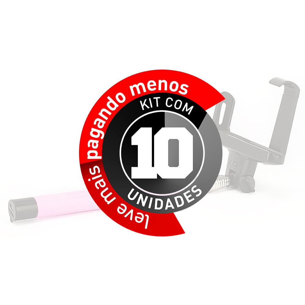 Suporte para Selfie IPhone, Galaxy Rosa - Kit com 10 - Imagem 2