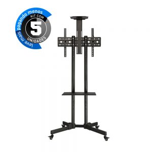 Suporte Pedestal TVs LED, LCD 32 a 65 Polegadas - Kit com 5