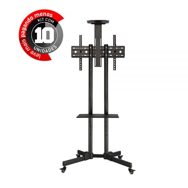 Suporte Pedestal TVs LED, LCD 32 a 65 Polegadas - Kit com 10