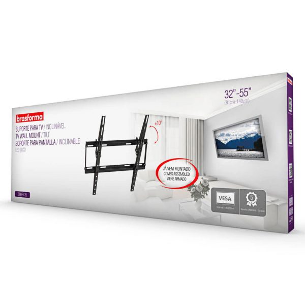 Suporte Ultra Slim para TV LED, LCD e Plasma de 32 a 55 - Imagem 2