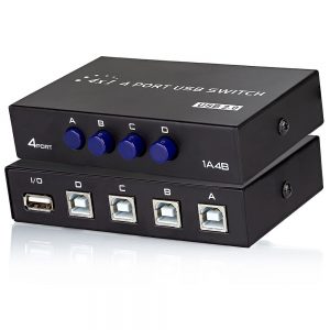 Switch 4x1 - Periféricos USB A/B 2.0