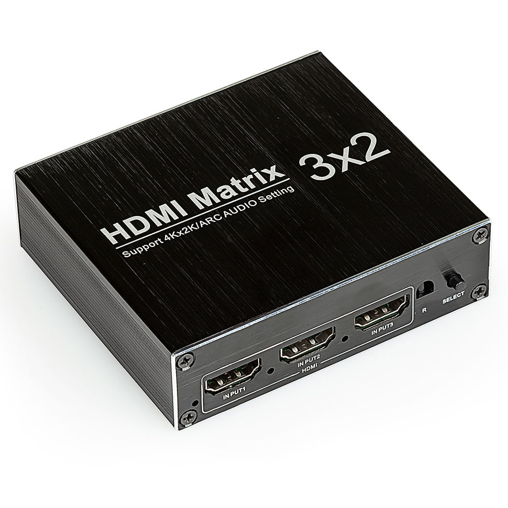 Switch Matrix HDMI 3x2 4k 2k - Imagem 2