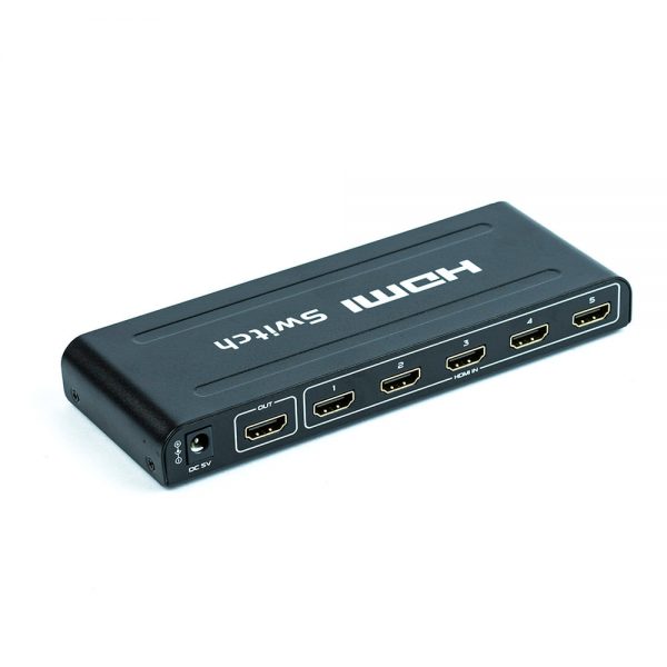 Switich HDMI 5x1 3D Full HD C/ Controle Remoto