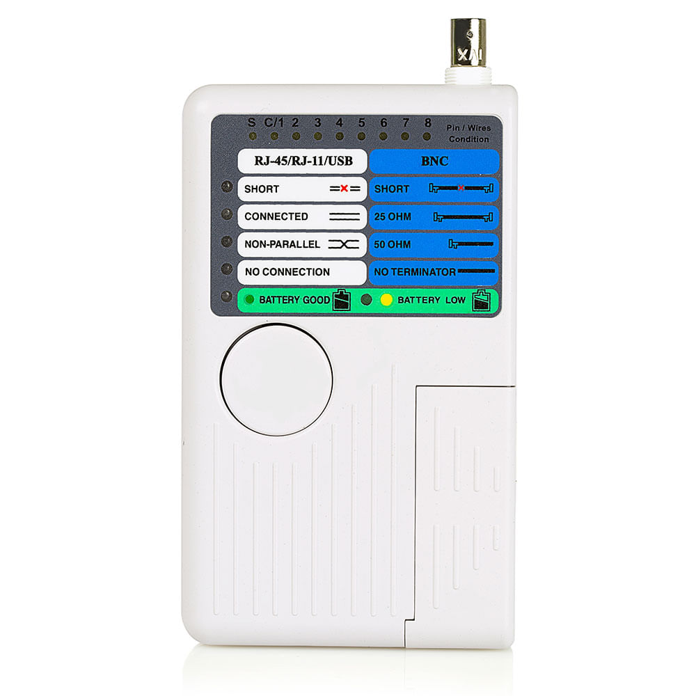 Testador de Cabos Remoto ? USB, BNC, RJ11, RJ45, Rede - Imagem 2