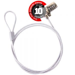 Travas de Segurança Notebook com Segredo - Kit com 10