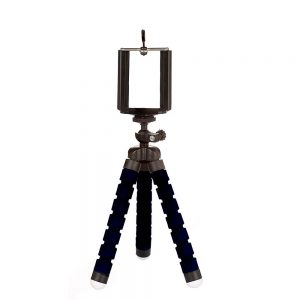 Tripé Flexivel para Selfie	 - Preto
