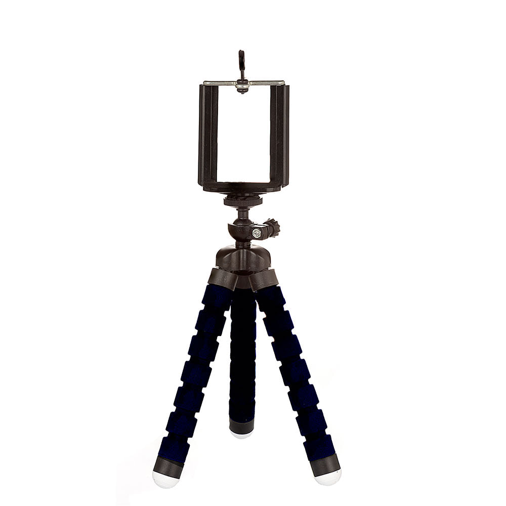 Tripé Flexivel para Selfie	 - Preto
