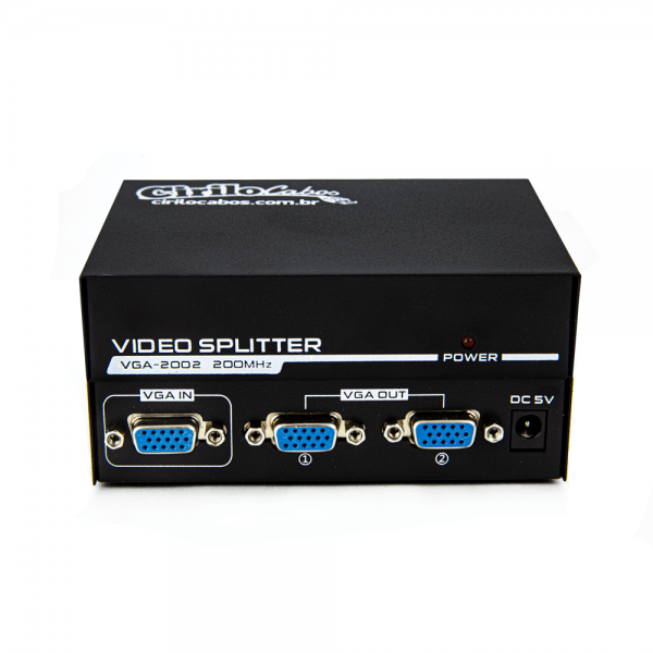 Vídeo Splitter 1x2 - Distribuidor de Sinal VGA - Imagem 2