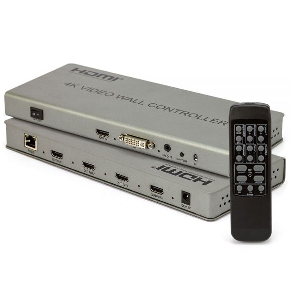 Video Wall Controlador 2x2 4K 4 Telas HDMI - Imagem 5