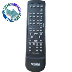 Controle Compatível TV e VCR Panasonic TC-14G7/ 20G7 PRC-143A Premium