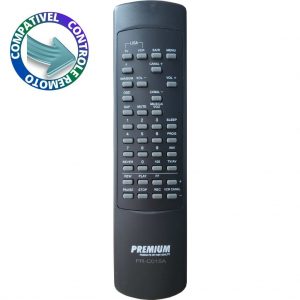 Controle Compatível TV Cougar/Sharp PRC-015A Premium