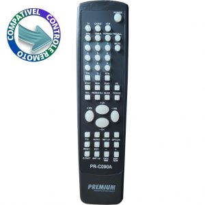 Controle Compatível TV e VCR Semp TCL CT9725 PRC-090A Premium