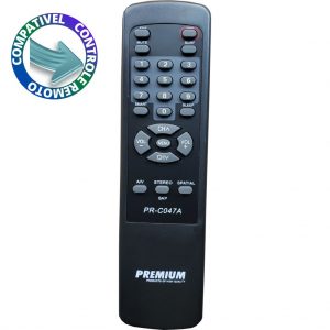 Controle Compatível TV Philips 27013/ 14GX/ 21GL/1369 PRC-047A Premium