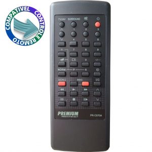 Controle Compatível TV e VCR Panasonic EUR 641951PRC-070A Premium