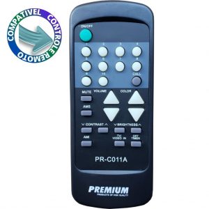 Controle Compatível TV Sharp C-14/ 1450/ 1495/ 2050/ 2095 PRC-011A Premium