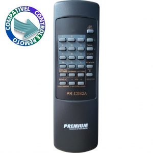 Controle Compatível TV Mitsubishi 1492/ 1494/ 2092 PRC-082A Premium