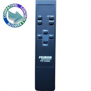 Controle Compatível TV Sharp C-14X11/ C-20X11 PRC-038A Premium