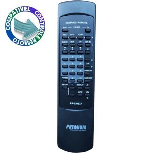 Controle Compatível TV Sharp C-2999 PRC-067A Premium