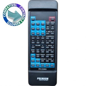 Controle Compatível TV Philips MATCHLINE/GR7560 PRC-036A Premium